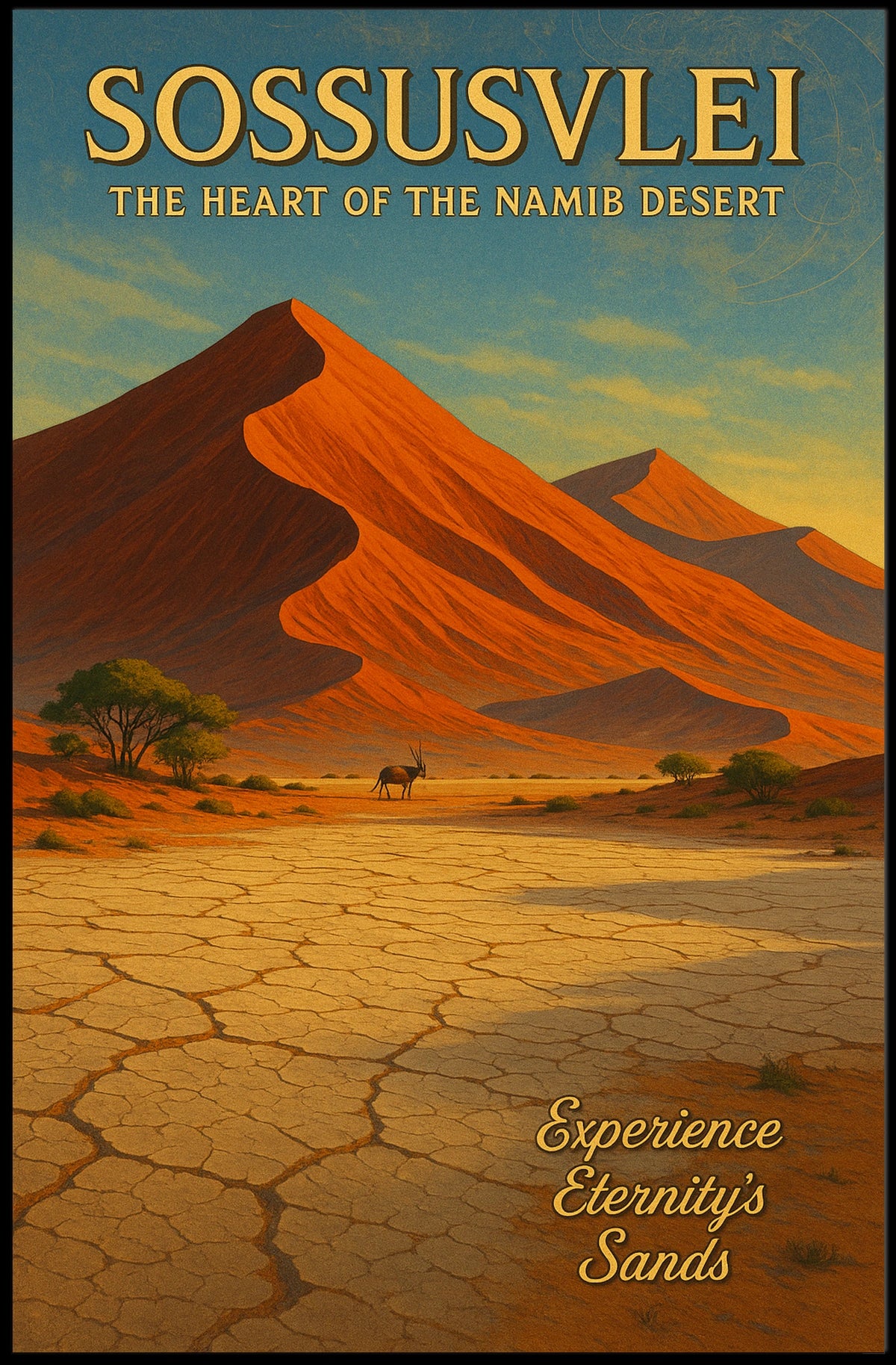 Sossusvlei The Heart of the Namib Desert Poster