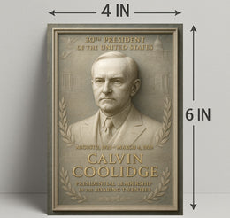 Calvin Coolidge 30th President Poster PosterGoat