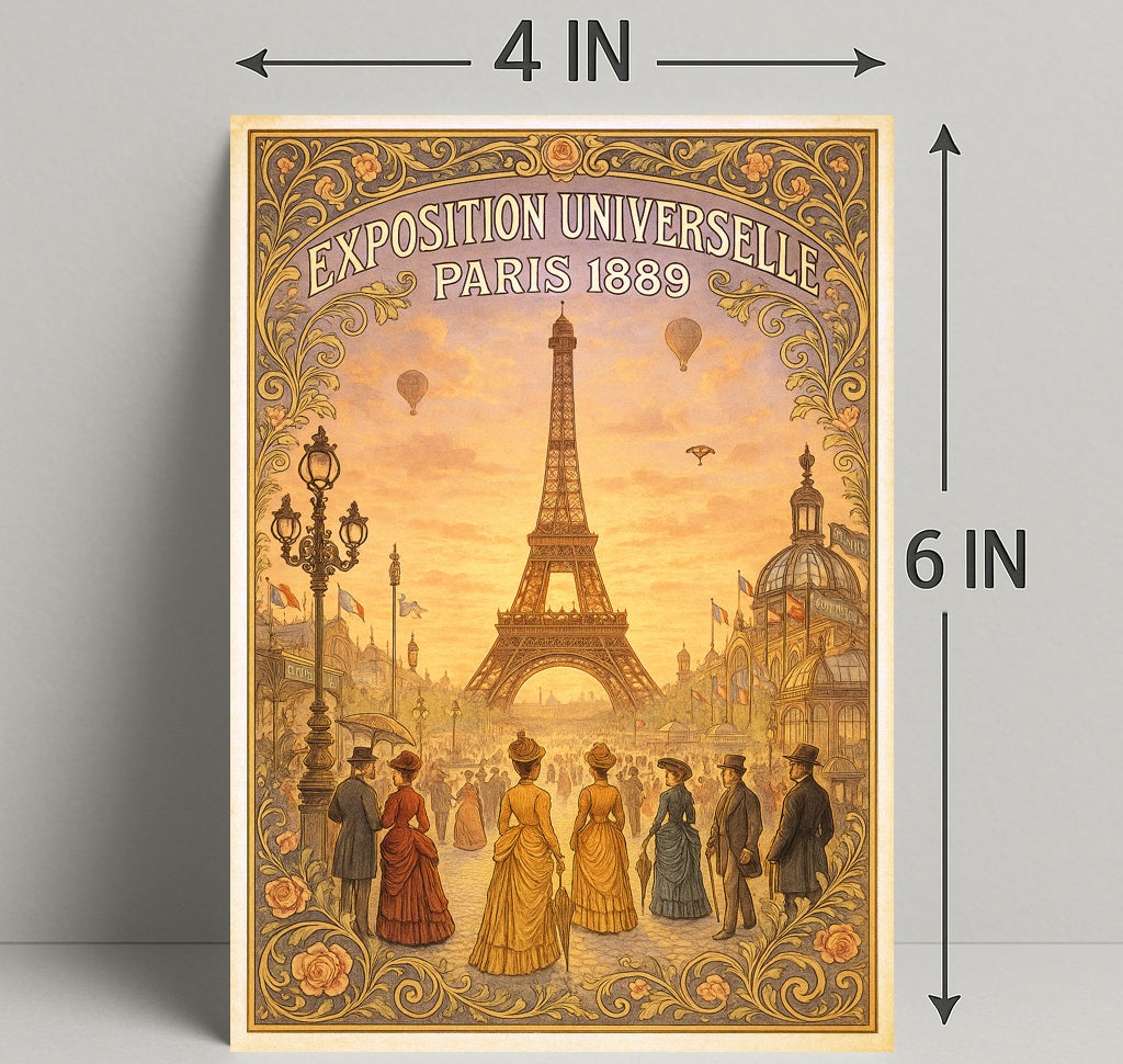 Exposition Universelle Paris 1889 Poster
