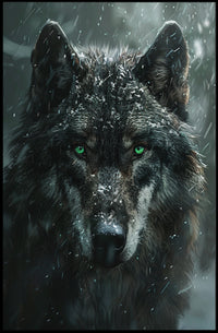 Winter Wolf Poster PosterGoat