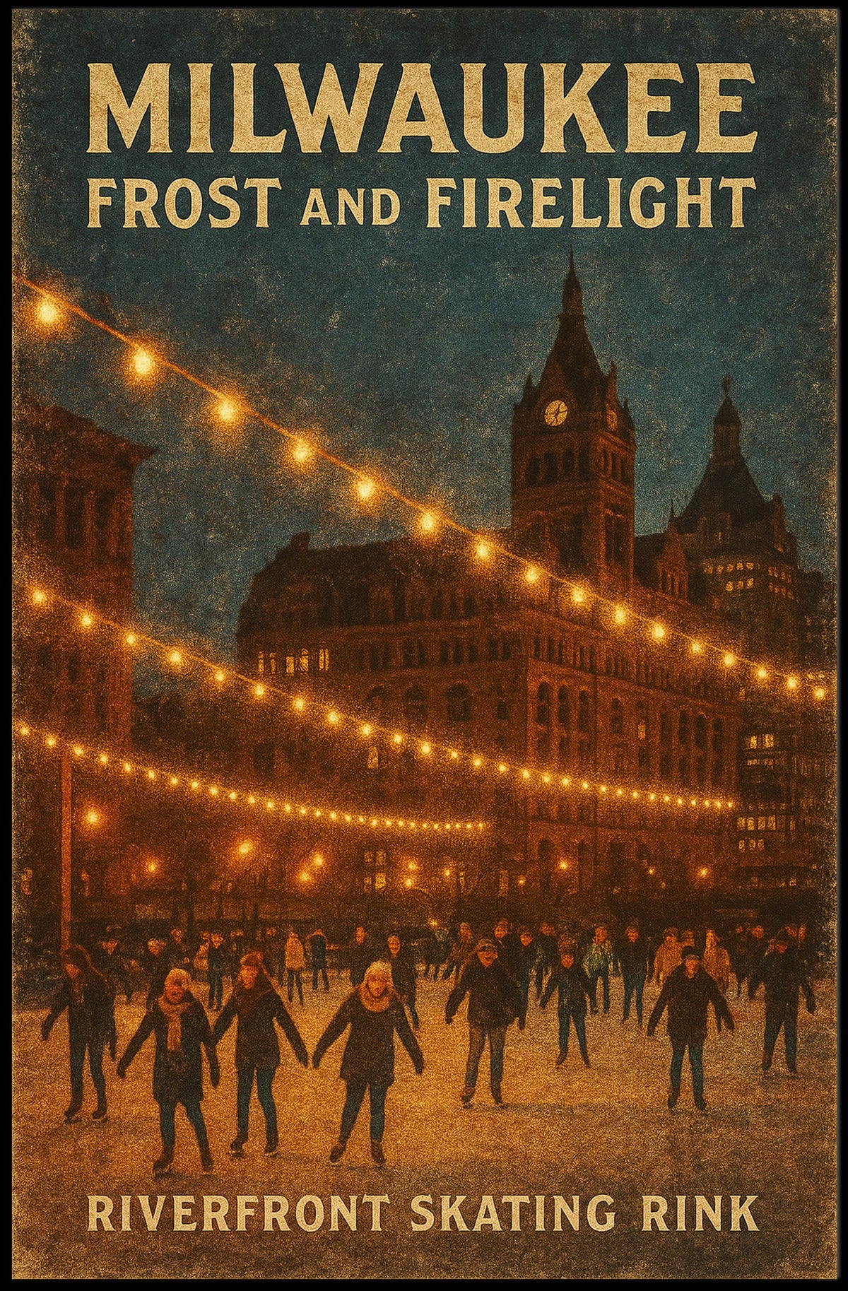 Milwaukee Frost And Firelight Poster