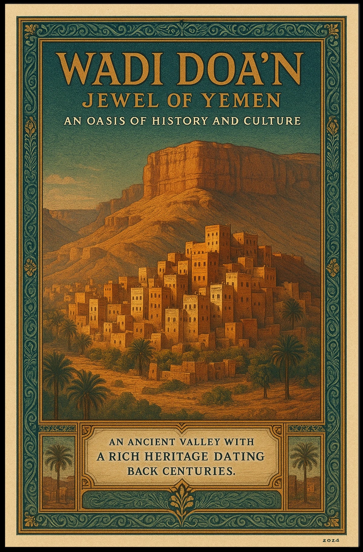 Wadi DoaN Jewel Of Yemen Poster