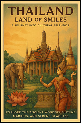 Thailand Land Of Smiles Poster