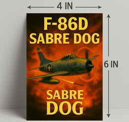 F-86D Sabre Dog Poster PosterGoat