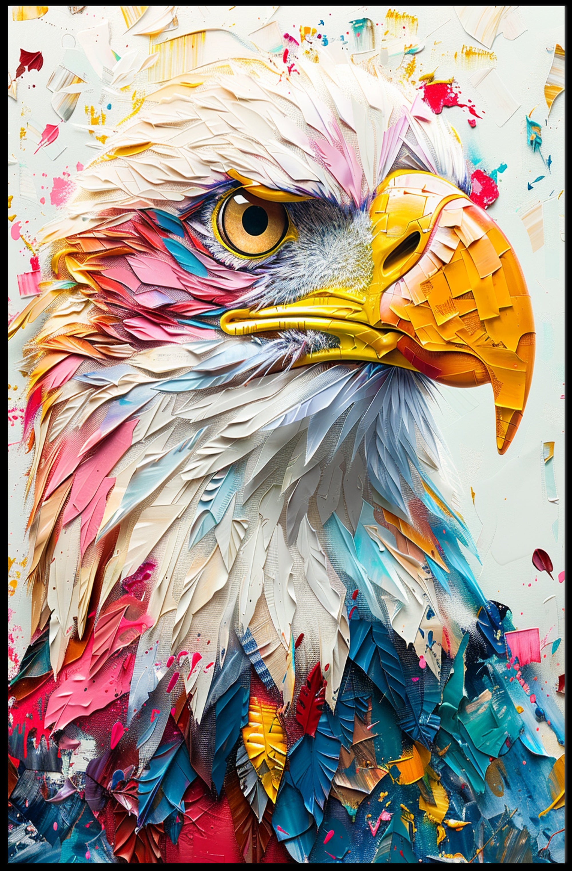 Mystical Elegance: Enchanting Pond Fantasy Art Poster PosterGoat