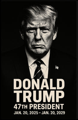 Donald Trump 47th President Poster