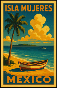 Isla Mujeres Travel Poster