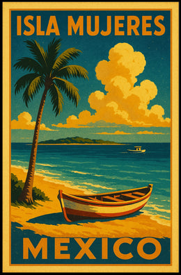 Isla Mujeres Travel Poster