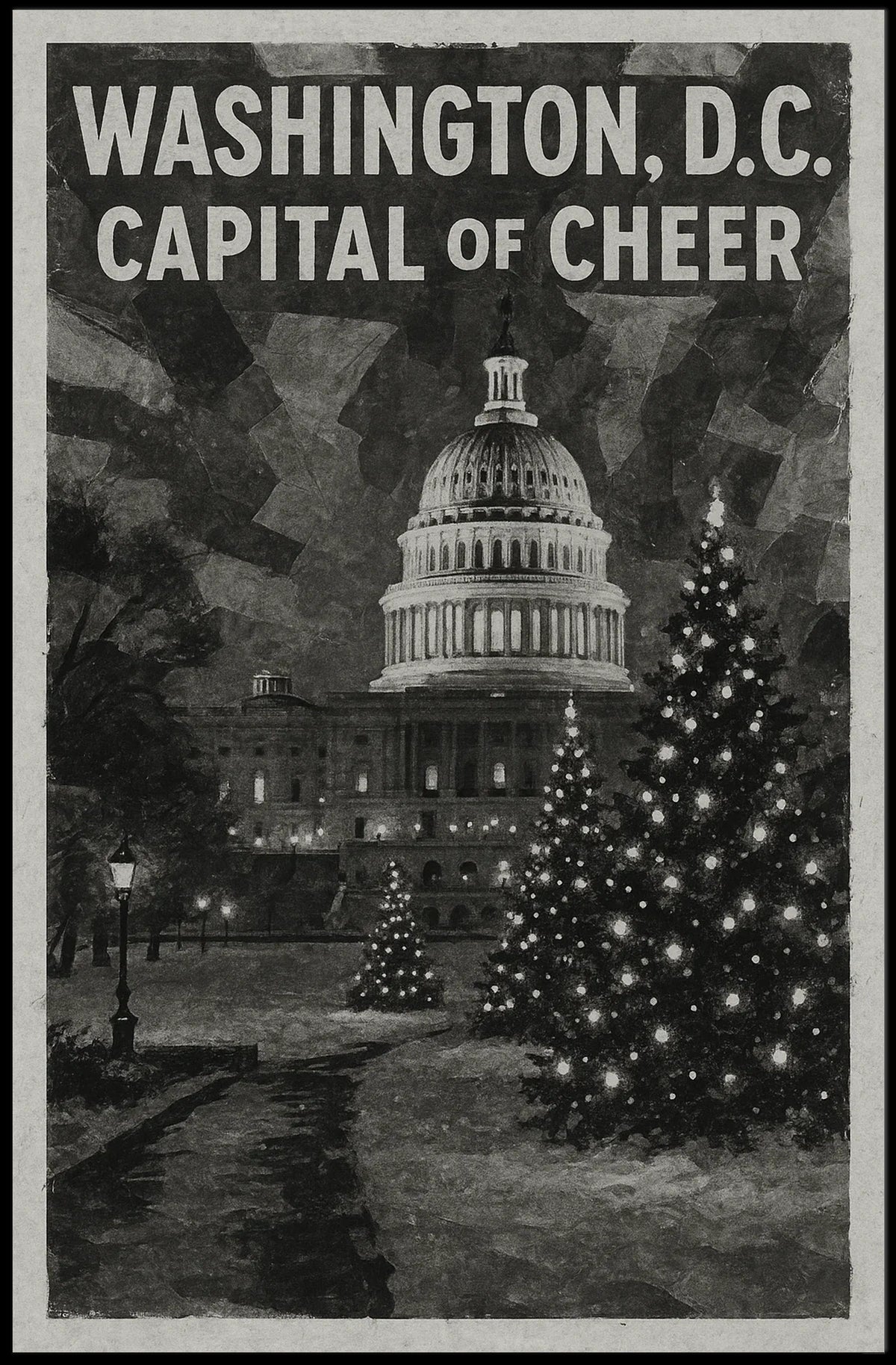 Washington DC Capital Of Cheer Poster