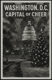 Washington DC Capital Of Cheer Poster