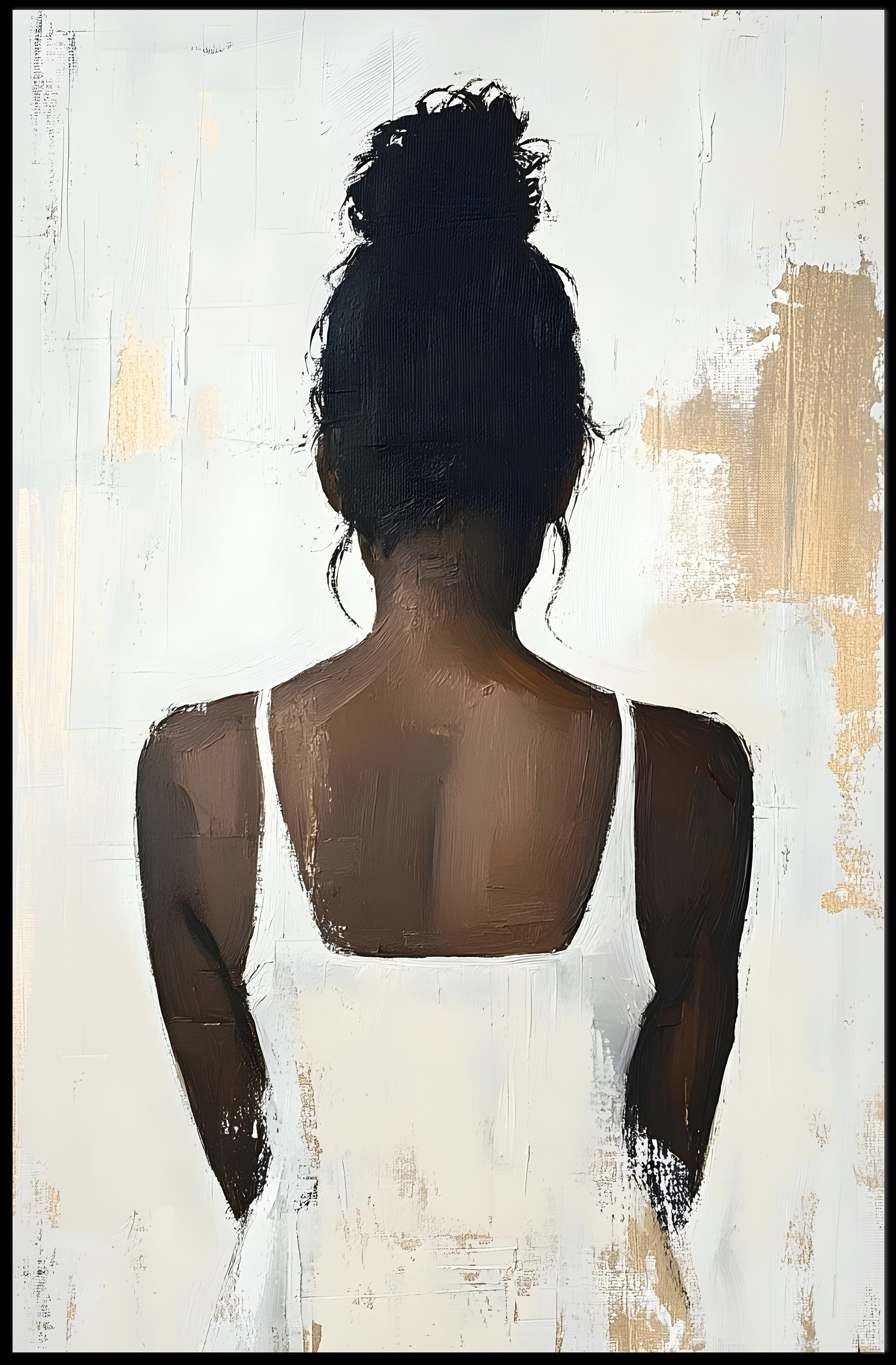 Abstract Portrait Wall Art Poster Minimalist Print