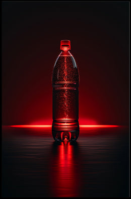 Majestic Eagle Soaring Against Golden Sun Poster PosterGoat