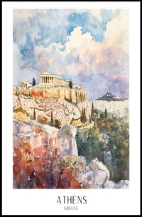 Athens, Greece A Timeless Landscape Poster