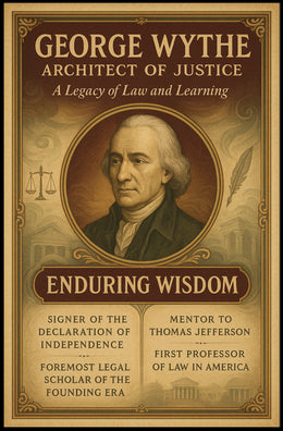 George Wythe Architect Of Justice Poster