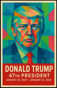 Donald Trump Vibrant Leadership Reimagined Poster