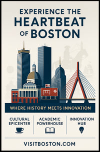 Experience The Heartbeat Of Boston Poster