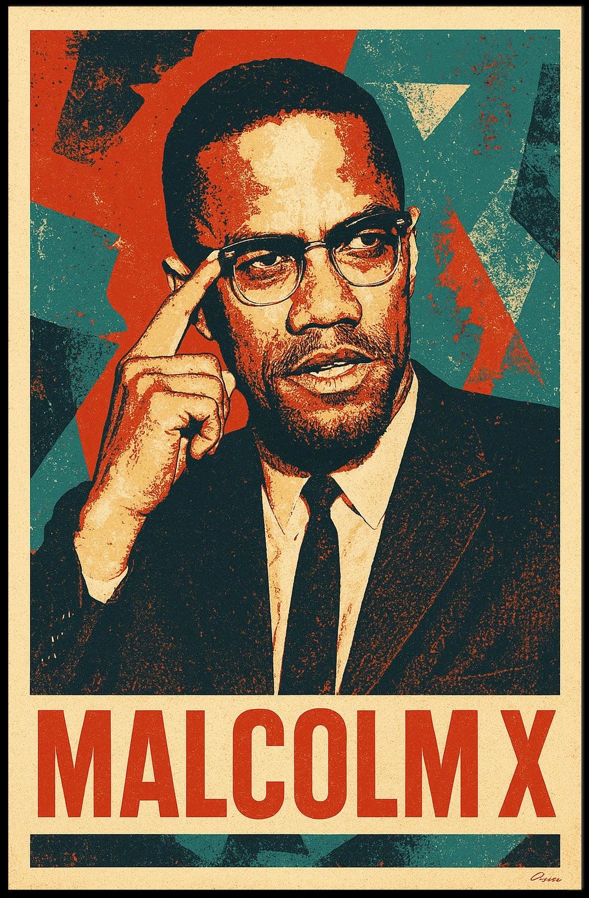 Malcolm X Poster
