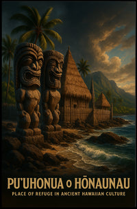PuUhonua O Hōnaunau Place Of Refuge Poster