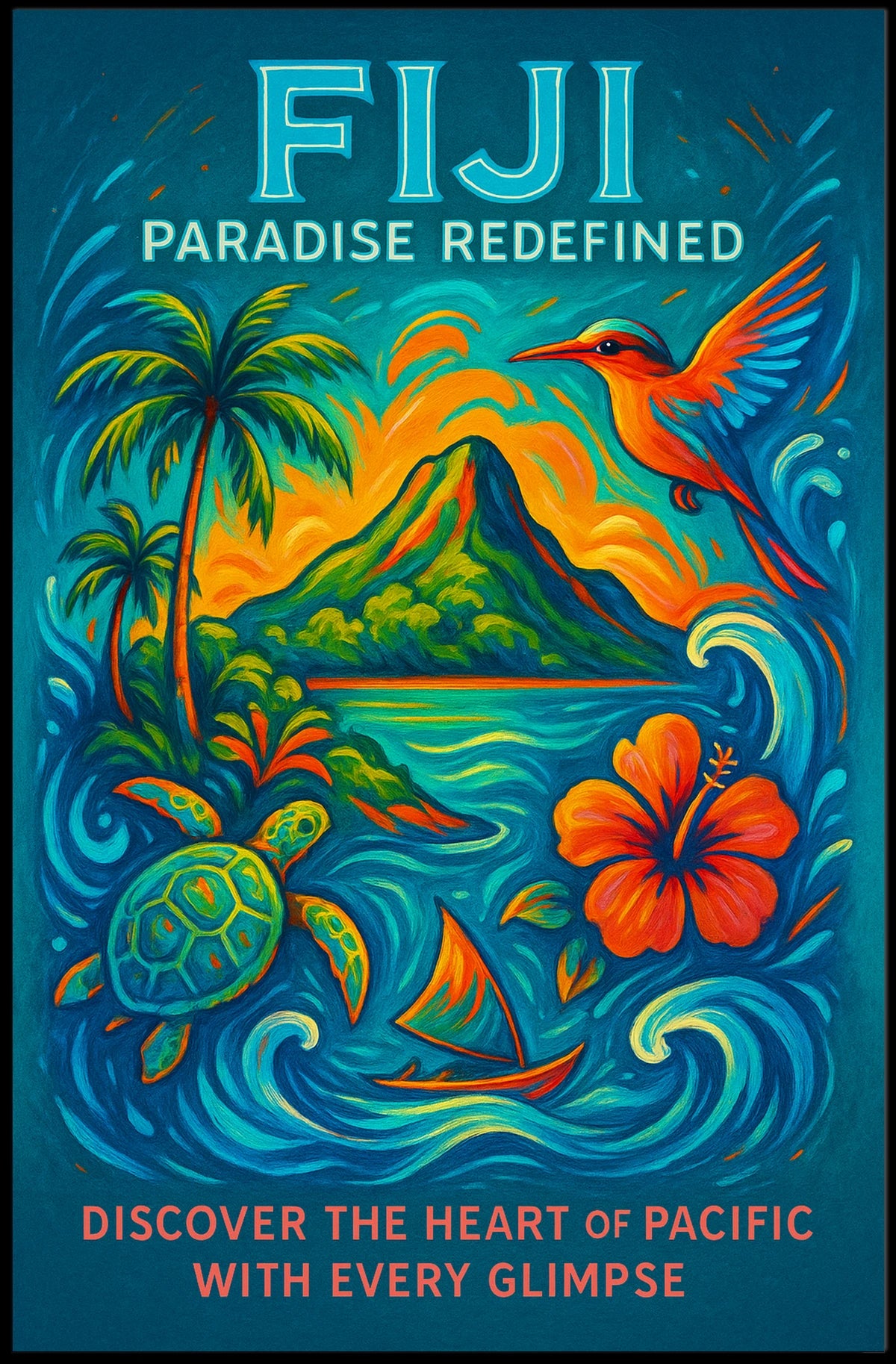 Fiji Paradise Redefined Poster