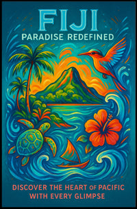 Fiji Paradise Redefined Poster