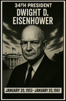 Dwight D. Eisenhower 34Th President Poster