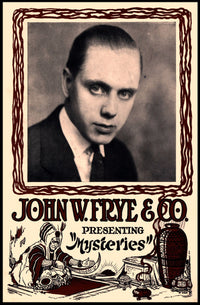 Mystery and Magic Show Vintage Poster