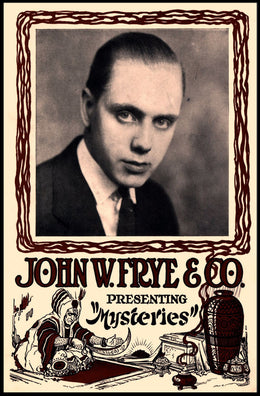 Mystery and Magic Show Vintage Poster