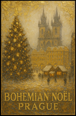 Bohemian Noël Prague Poster