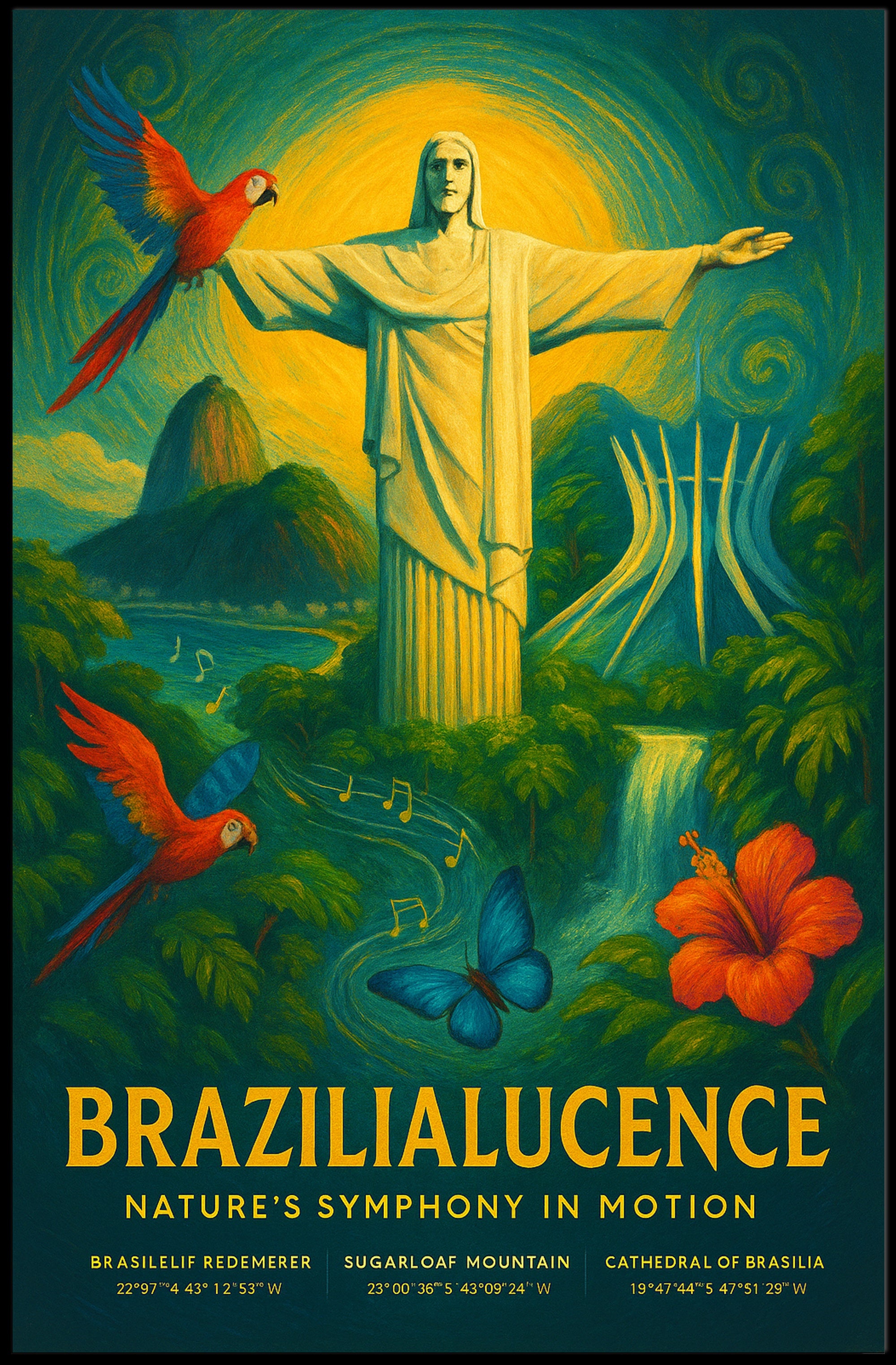 Brazilialucence NatureS Symphony In Poster
