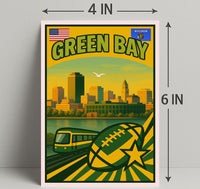 Green Bay Travel Poster PosterGoat