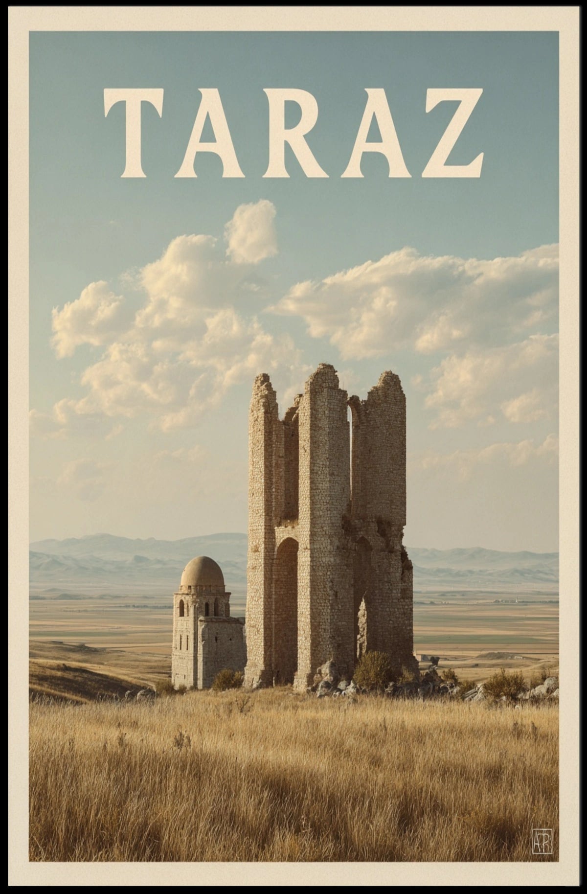 Taraz Ancient Ruins Poster