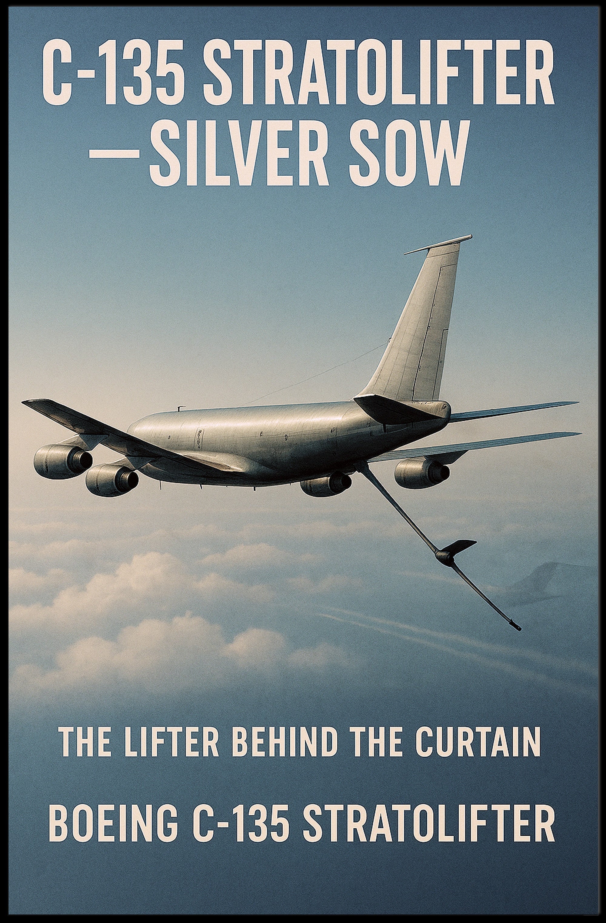 The Lifter Behind the Curtain Boeing C-135 Stratolifter Poster PosterGoat