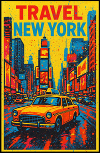 Travel New York Poster