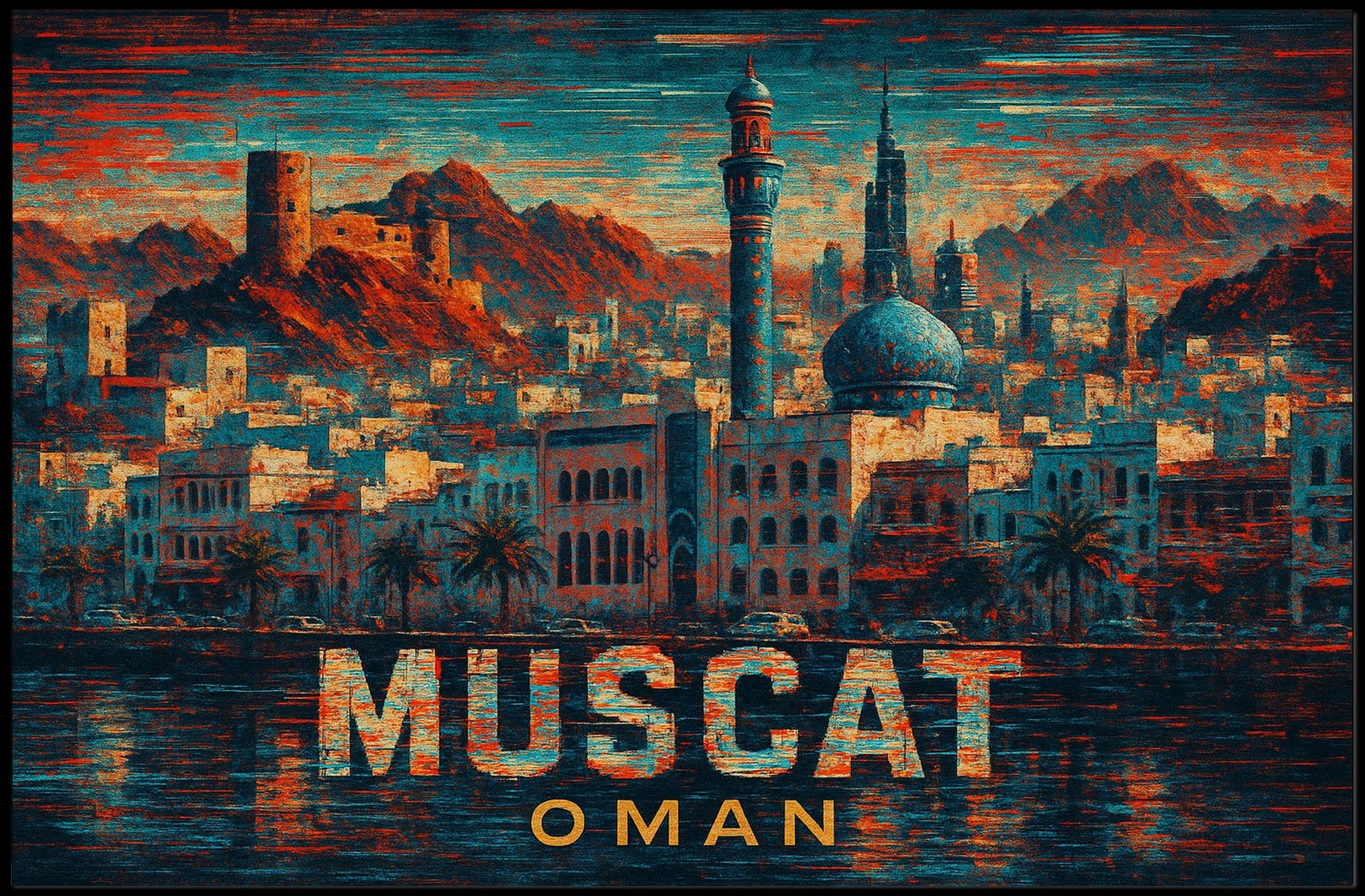 Muscat, Oman Poster