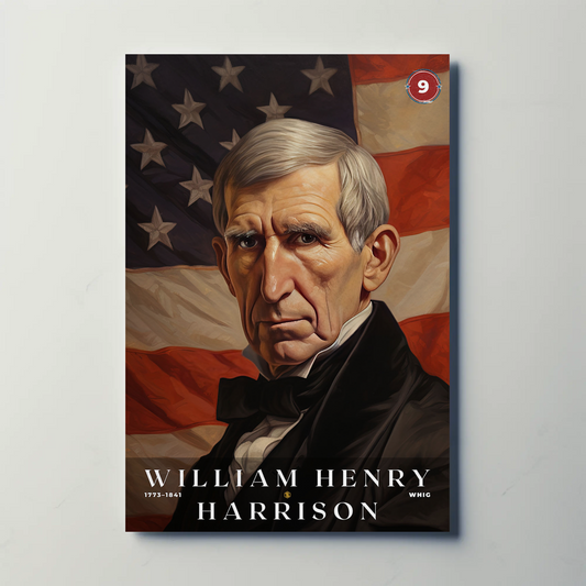 William Harrison 9th President Of The United States Portrait