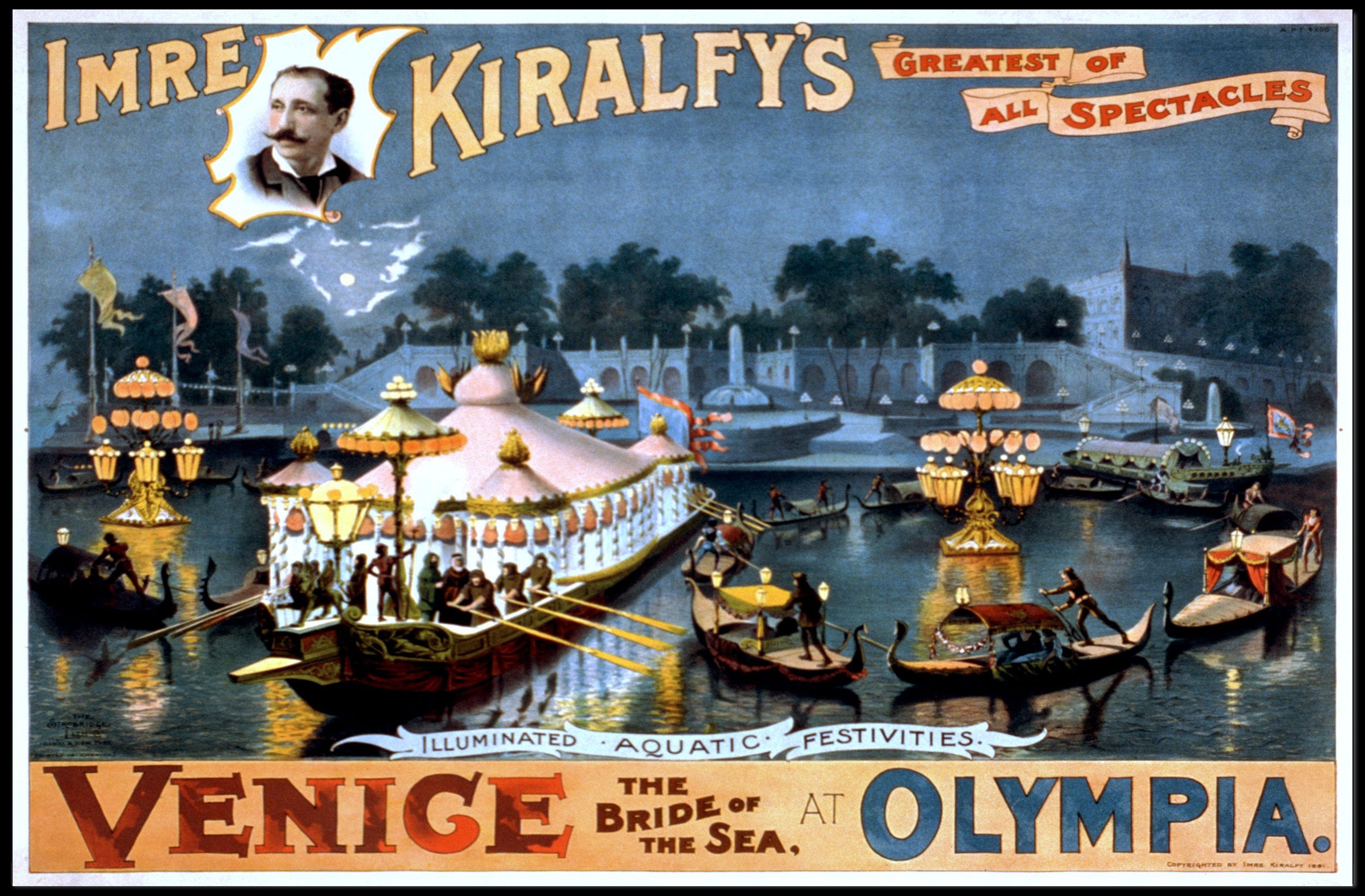 Venetian Festive Spectacle Cultural or Heritage Poster
