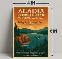 Acadia National Park Scenic Adventure National Park Poster