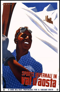 Winter Sports In Val DAosta Poster