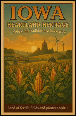 Iowa Heartland Heritage Poster