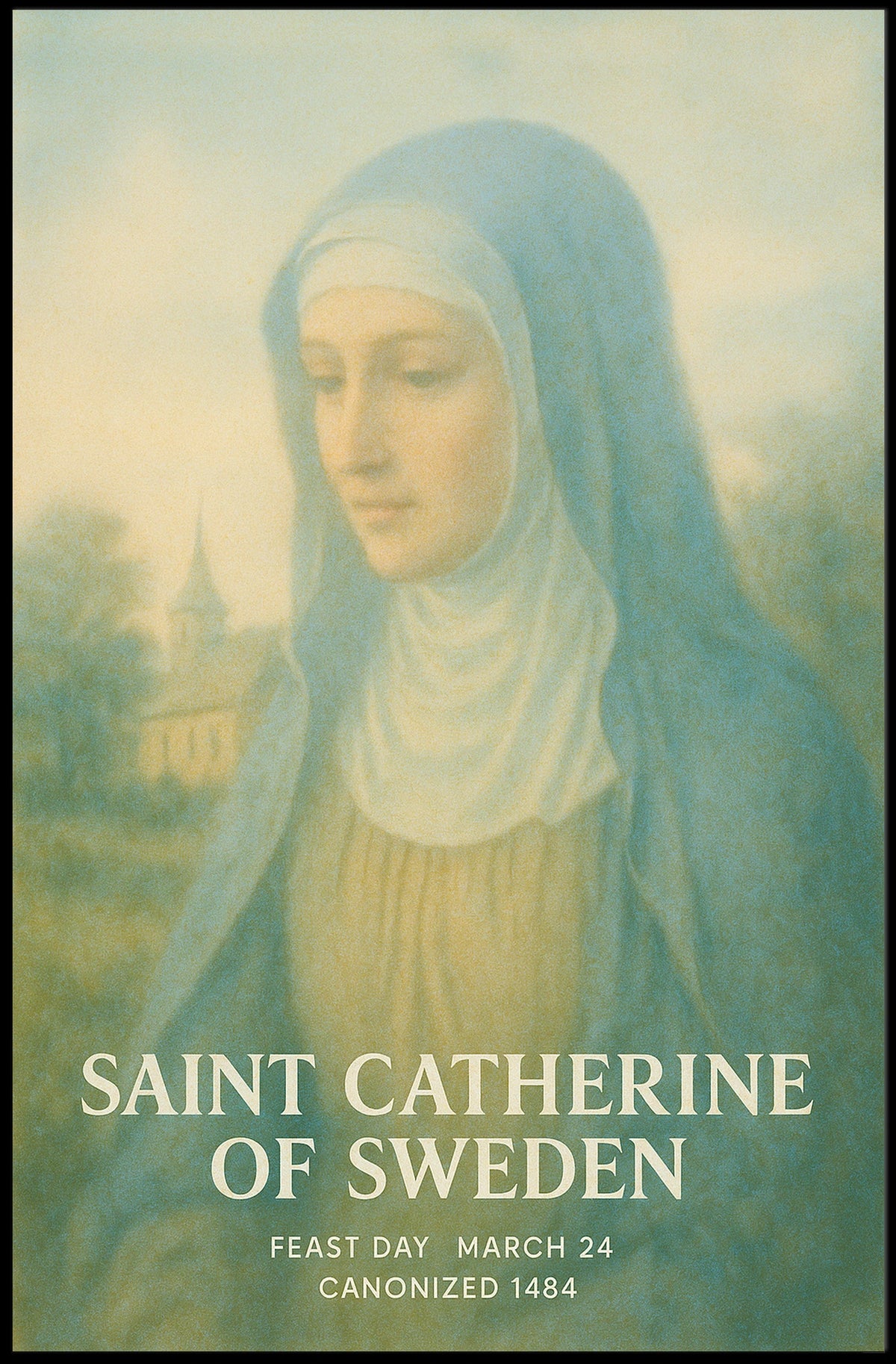 Saint Catherine Of Sweden Poster
