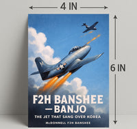 The Jet That Sang Over Korea Poster PosterGoat