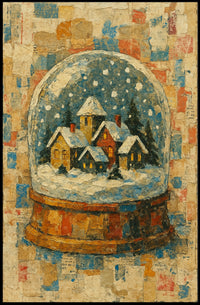 Winter Wonderland In A Snow Globe Poster
