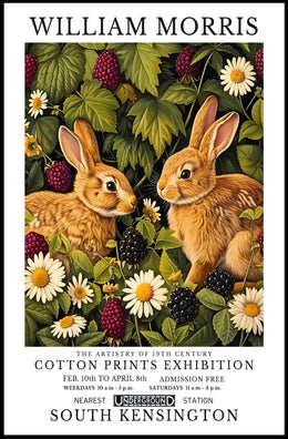 William Morris Nature-Illustrated Vintage Artistic Poster