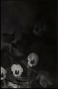 Floral Pansies Still Life Vintage Artistic Poster PosterGoat