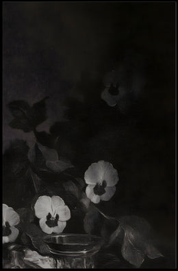 Floral Pansies Still Life Vintage Artistic Poster PosterGoat
