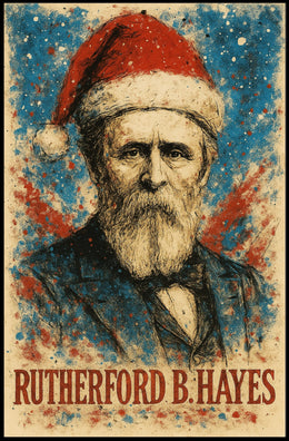 Rutherford B. Hayes 19th President of the United States Christmas SeriesPoster