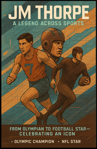 A Legend Across Sports Celebrating an Icon Jim Thorpe Poster
