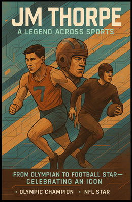 A Legend Across Sports Celebrating an Icon Jim Thorpe Poster