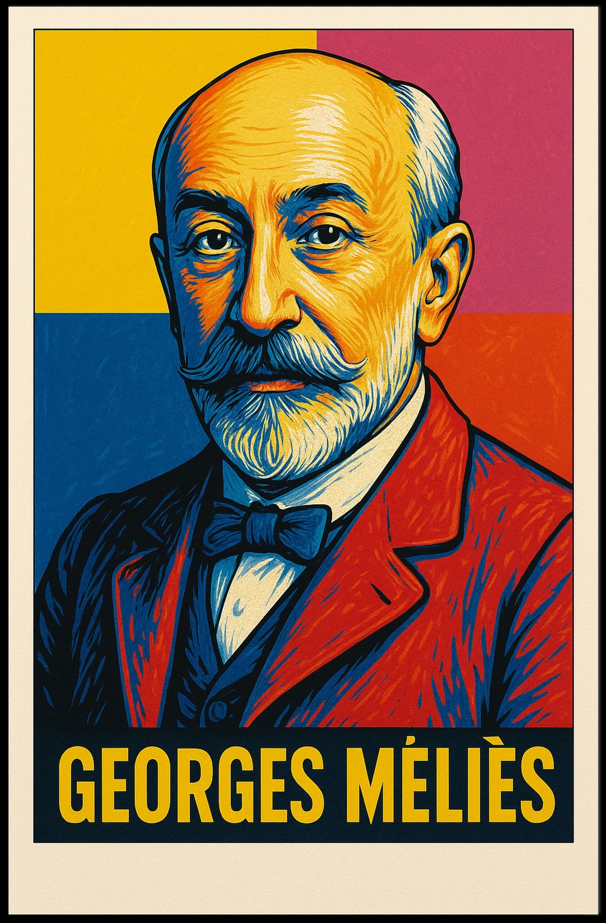 Georges Méliès Cinematic Pioneer Poster