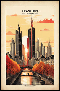 Frankfurt Skyline Poster